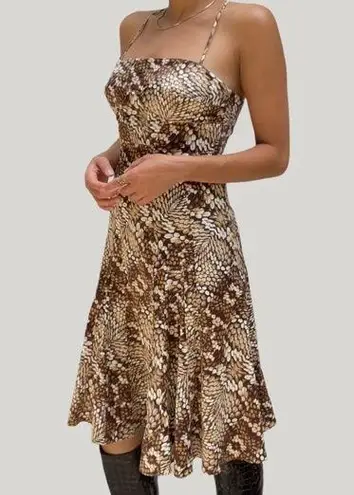 Just Cavalli snake skin mini dress