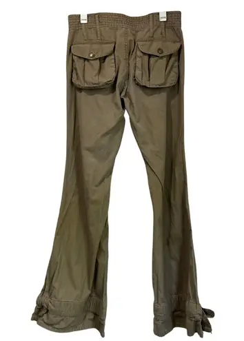 Paris Blues Y2K Paris Blue Low Rise Wide Leg Tan SoulMate Buckle Hem Pants Size 1