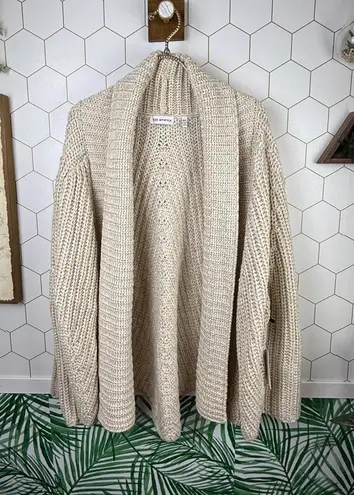 525 America Chunky Knit Open Cardigan Sweater - Size - M/L