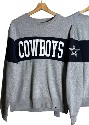 '47 Dallas Cowboys Crewneck Sweatshirt Pullover Women's Medium Gray NFL Football