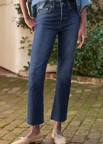 Frank & Eileen Cork Jeans in Dark Blue Wash