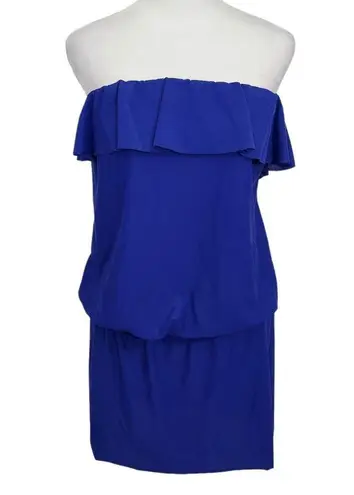 Eco Swim Blue Strapless Swim Cover