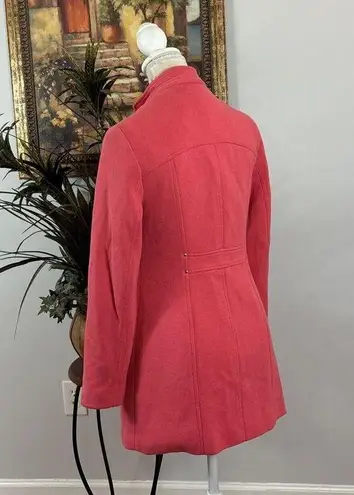 INC International Concepts Women's Coat Small Hot Pink Lined Full Zipper Pocket