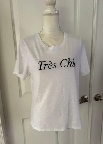 Cinq à Sept Cinq A Sept Très Chic ShrunkenTee 100% Cotton 