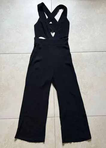 Flynn Skye Wide Leg Jumpsuit Black Size XS