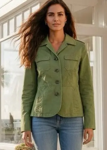 Max Mara Weekend Utility Jacket Green Size 8