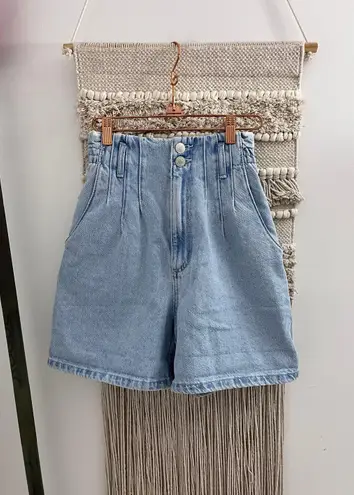 ZARA High Waisted Denim Shorts