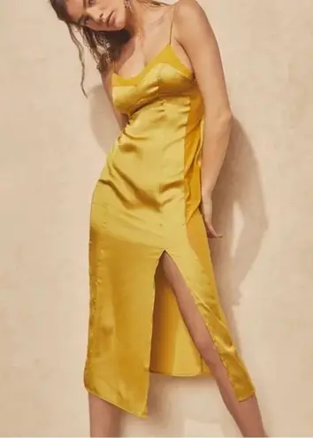 Free People NWT Intimately FP by  City Cool Midi Maxi Slip Satin Dress