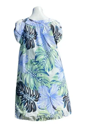 Vintage Y Not Hawaii Women’s Hibiscus Monstera Floral Mu’umu’us Dress Size XL
