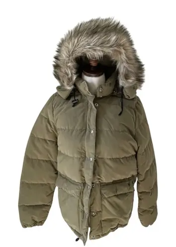 Denim & Supply Ralph Lauren Ralph Lauren Down Parka Military Jacket Denim & Supply Fur Hood Sherpa Hood Sz M