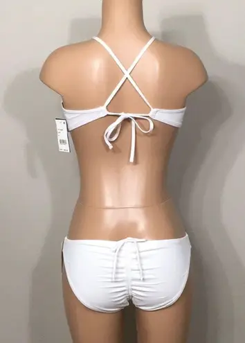 Kenneth Cole  white mixed bikini. NWT