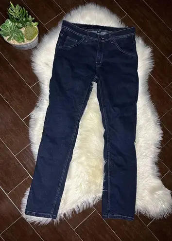 Iron Workers Selene Women's Jeans Dark blue motorcycle riding Denim Jeans Sz 10