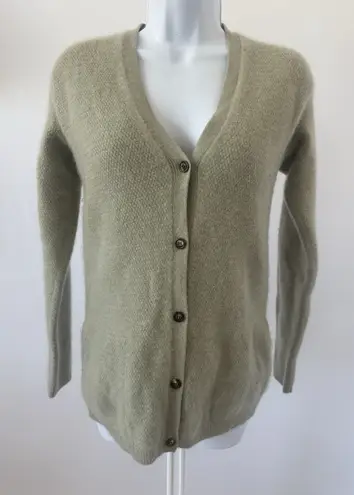 TSE Lt. Gray Green Long Sleeve Button Up Cashmere Sweater, Sz: S ? (b8) - Image 1
