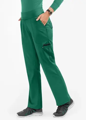 Healing Hands Purple Label by Yoga Scrub Pants Hunter Green XXS