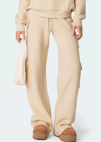 Edikted Tan Wynter Sweatpants