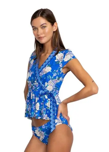Johnny Was NWT! Blue Dove Tankini Wrap - Size Small