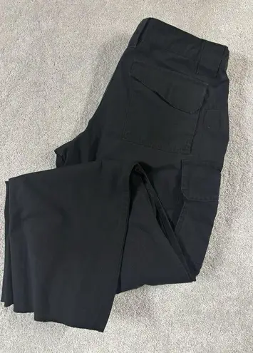 womens tru spec black tactical pants sz 12 unhemmed (34x33)