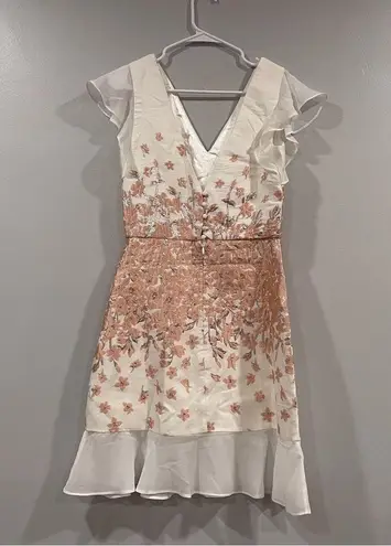 Chi Chi London Nelley Embroidered Jacquard Dress 4