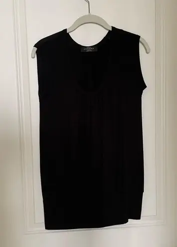 🔵 Women’s Black sleeveless tunic top size Small