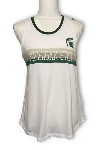 Rivalry Threads NWT Michigan State Spartans Ladies’ Sleeveless Muscle Tee Tank Top New Ringer
