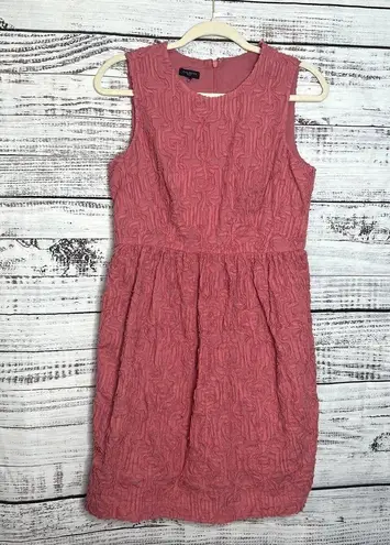 Talbots  Gauze Textured Sleeveless Cotton Pink Dress 10P