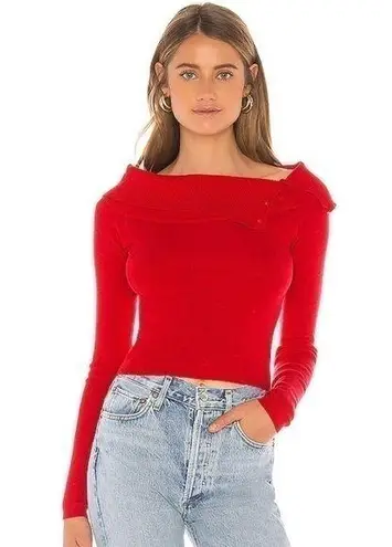 Privacy Please NWT Likewise Spicy Red Swea…