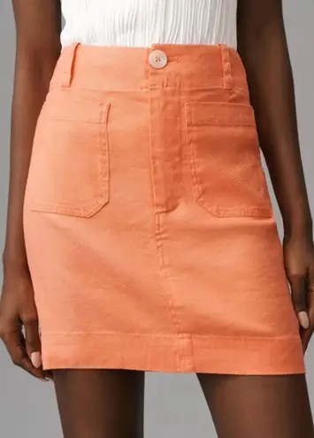 Maeve Anthropologie The Colette Linen Blend Mini Skirt