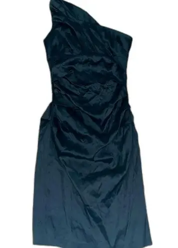 Suzi Chin for Maggy Boutique Off the Shoulder Black Cocktail Hoco Dress Size 8