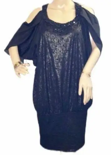 TCEC Rare Cold Shoulder Split Sleeve Spark…