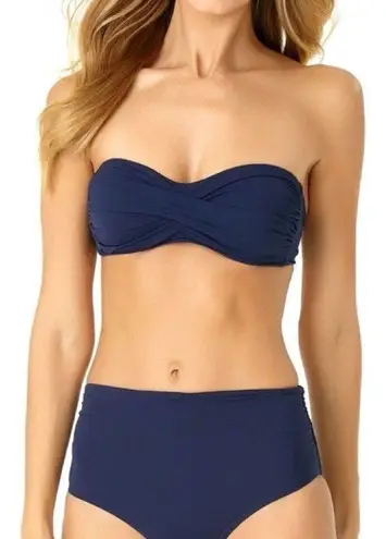 Anne cole  multi-way navy bikini. S/XS. NWT