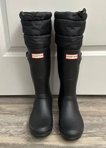 Hunter Black Rainboots