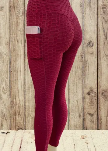 Scrunched up butt lifting leggings TikTok yoga pants Size M