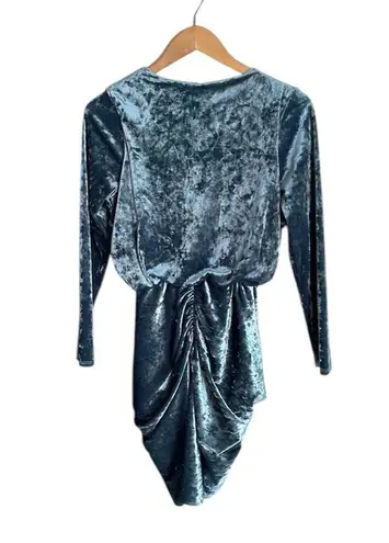 MISA Los Angeles  Ophelie Crushed Velvet Knot Dress