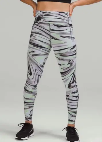 Lululemon  Swift Speed High Rise Tight 28” Leggings Paint Glide Warp Multi Size 4 - Image 4
