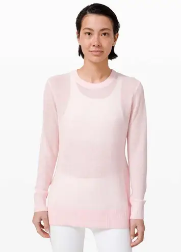 Lululemon  Sincerely Yours Pink Glow Sweater