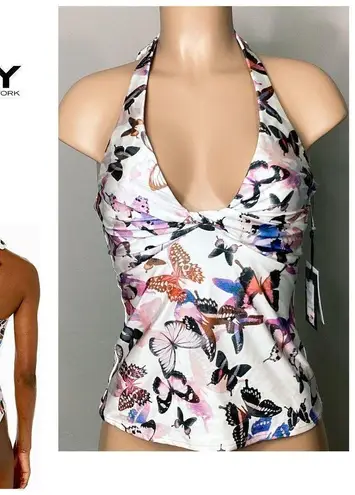 DKNY New.  butterfly tankini top. Retails $88