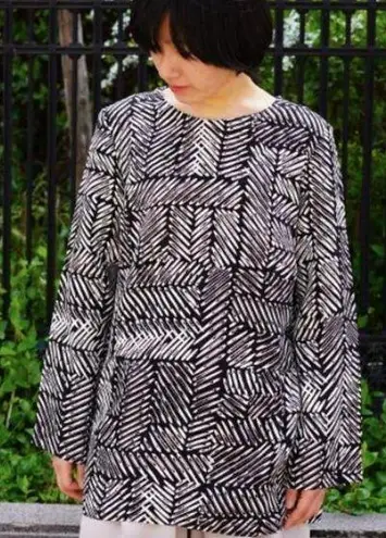 Marimekko Siggur Morri Blouse Black Size M