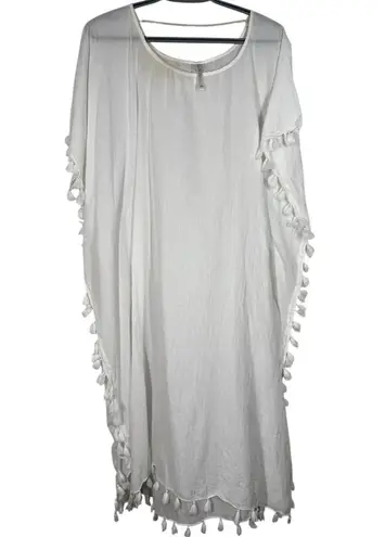 Seafolly Beach Amnesia Kaftan Swim Coverup Womens OS Boho Beachy Coastal *READ