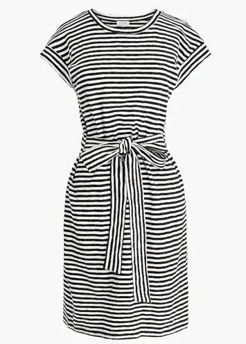 J.Crew  Striped Black and White 100% Cotton Dress