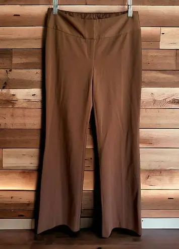 INC Womens Pants Sz 4 Brown Wide Leg Professional Workwear Work Dress