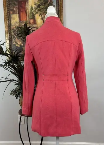 INC International Concepts Women's Coat Small Hot Pink Lined Full Zipper Pocket