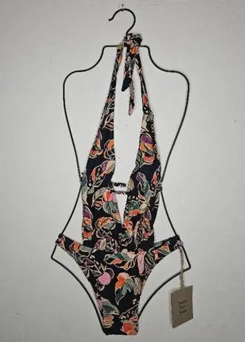 Stone Fox Swim  Lucia One Piece in Rainbow Jungle XS