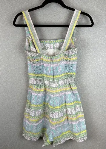 Vintage 1950s Rose Marie Reid Romper Playsuit Swimsuit Small Pastel Multicolor