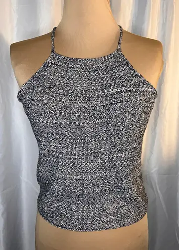 Mango Cross-Back Knitted Top