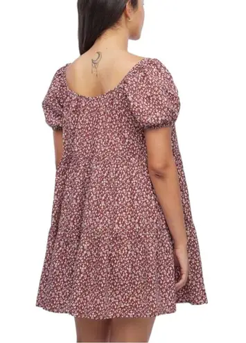 Lacausa NEW Playa Mini Dress Cocoa Magic Mushroom Size Medium Anthropologie