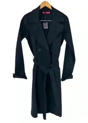 n:philanthropy N Philanthropy Passport Trench Coat Black Belted Minimalist Style