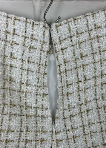 NWT Dolce Cabo White Tweed Knit Mini Skort Size XL