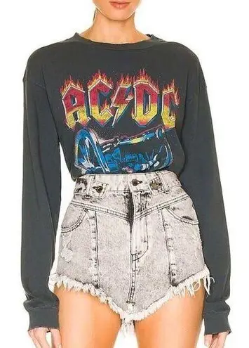 Daydreamer  AC/DC For Those About to Rock Long Sleeve Top in Vintage Black Small - Image 1