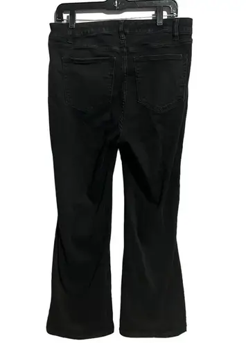 Lane Bryant  Black Wide Leg Denim