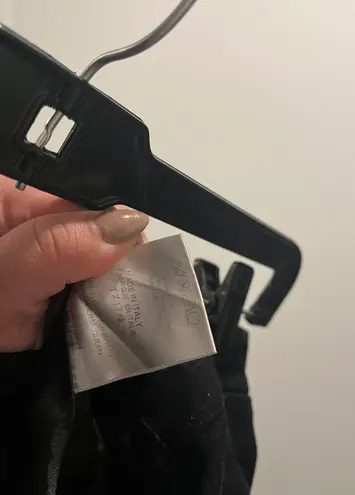 Alexander McQueen Tailored Wool Straight Bootcut Leg Pants Black